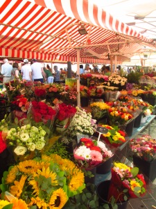 Nice flower market